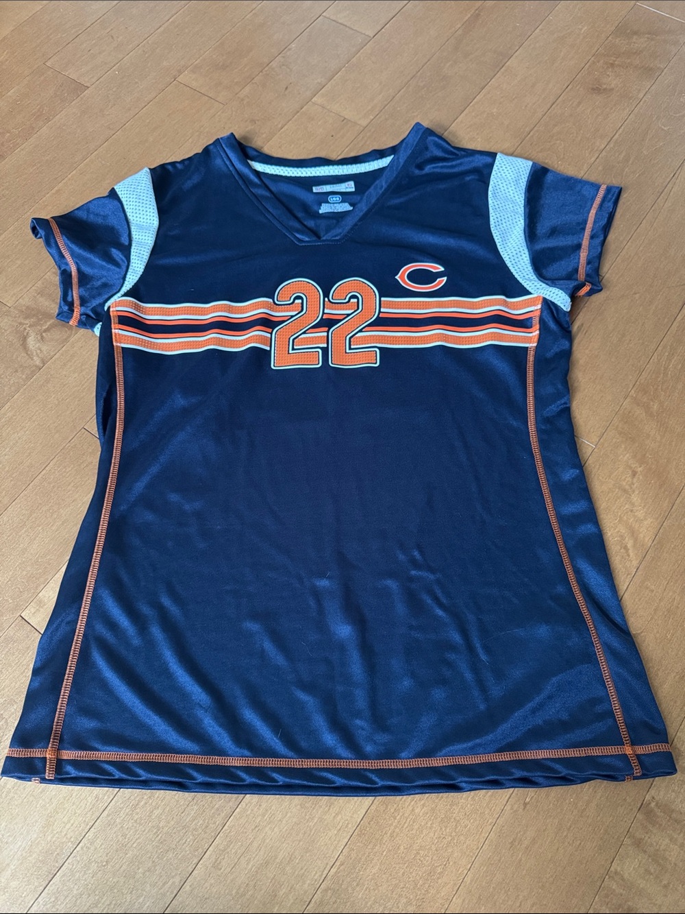 NWOT Chicago Bears #22 Navy & Orange Women's Jersey in Large